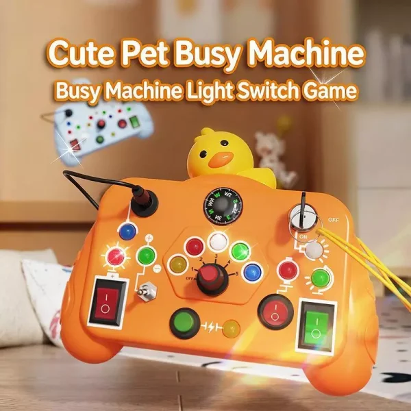 RoadGold Placa LED "Ocupado" — Brinquedo Educativo Montessori para Crianças