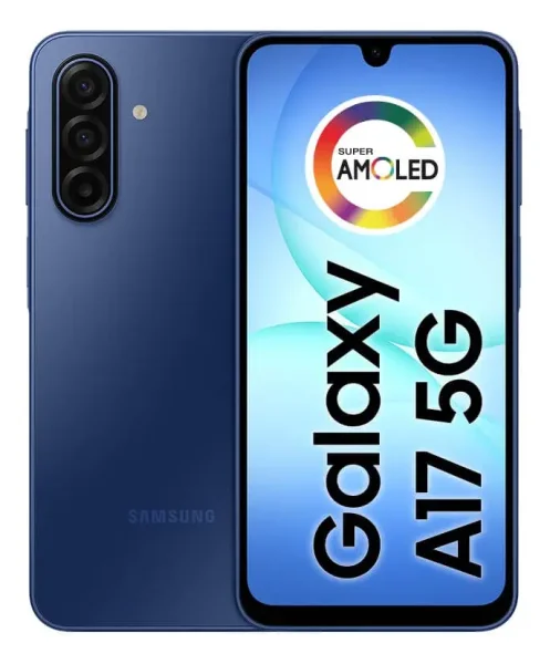 Samsung Galaxy A17 5G - 128 GB, 4 GB RAM, 50 MP, Tela 6,7" - Azul IA.