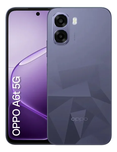 Smartphone OPPO A6t 5G — 128 GB, 12 GB RAM (4 GB + 8 GB RAM virtual)