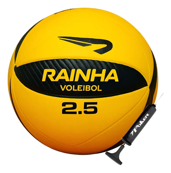 Bola De Vôlei De Quadra Rainha Vl 2.5 + Bomba De Ar
