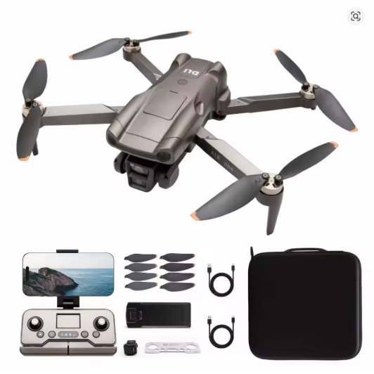 Drone Profissional Dli-air One Câmera Dupla 4k Fpv Wifi Gps Retorno Automático Com Luz Dobrável 2 Baterias Controle Remoto
