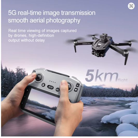 Drone Com Gps V168 Pro Max 2025 Câmera Hd Profissional 8k 5g Wifi Fpv Desvio De Obstáculos 360° Motor Brushless Quadricóptero De Controle Remoto Com T