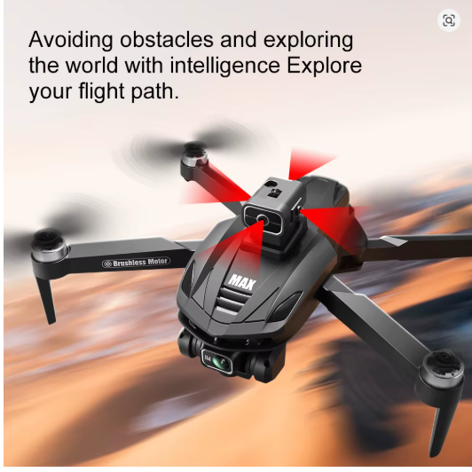Drone Com Gps V168 Pro Max 2025 Câmera Hd Profissional 8k 5g Wifi Fpv Desvio De Obstáculos 360° Motor Brushless Quadricóptero De Controle Remoto Com T