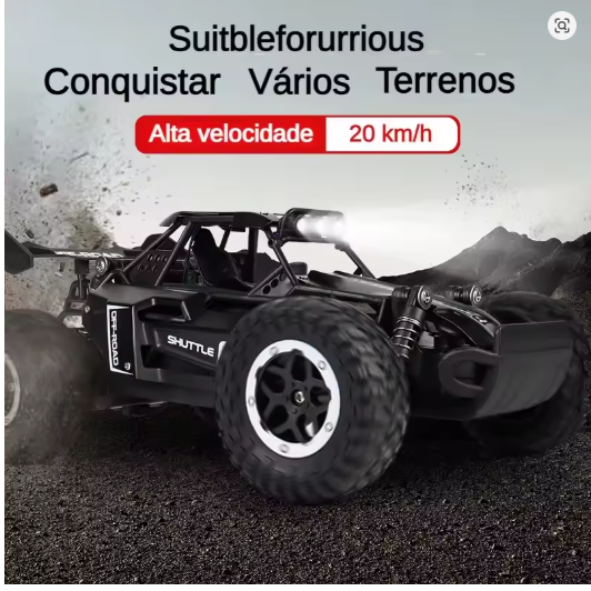 Carro De Controle Remoto Modelo Zwn Escala 1:16/1:20 Com Luz Led Veículo De Escalada Off-road 
