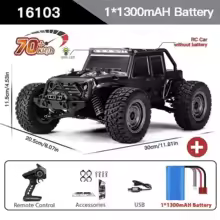 Carro De Controle Remoto 4WD (4x4) Escala 1:16 70km/h Ou 50km/h Com Led, Carros De Controle Remoto De Alta Velocidade Monster Truck 