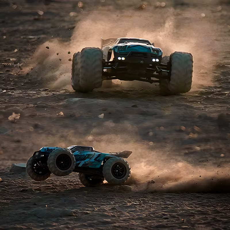 Carro De Controle Remoto 4WD (4x4) Escala 1:16 70km/h Ou 50km/h Com Led, Carros De Controle Remoto De Alta Velocidade Monster Truck 
