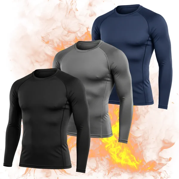 Kit 3 Camisas Térmicas Masculinas
