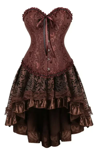 Top De Espartilhos De Cetim Floral Sexy Para Mulheres Com Co