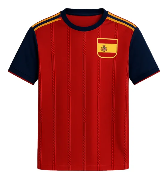Camiseta Seleção Países Futebol Masculina  - Espanha
