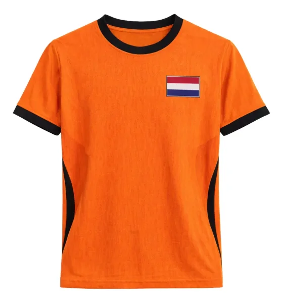 Camiseta Seleção Países Torcedor Futebol Masculina - Holanda