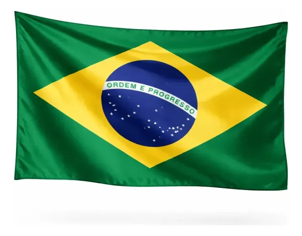 Bandeira Nacional do Brasil - Ideal para Casa, Carro ou Varanda Durante Jogos.